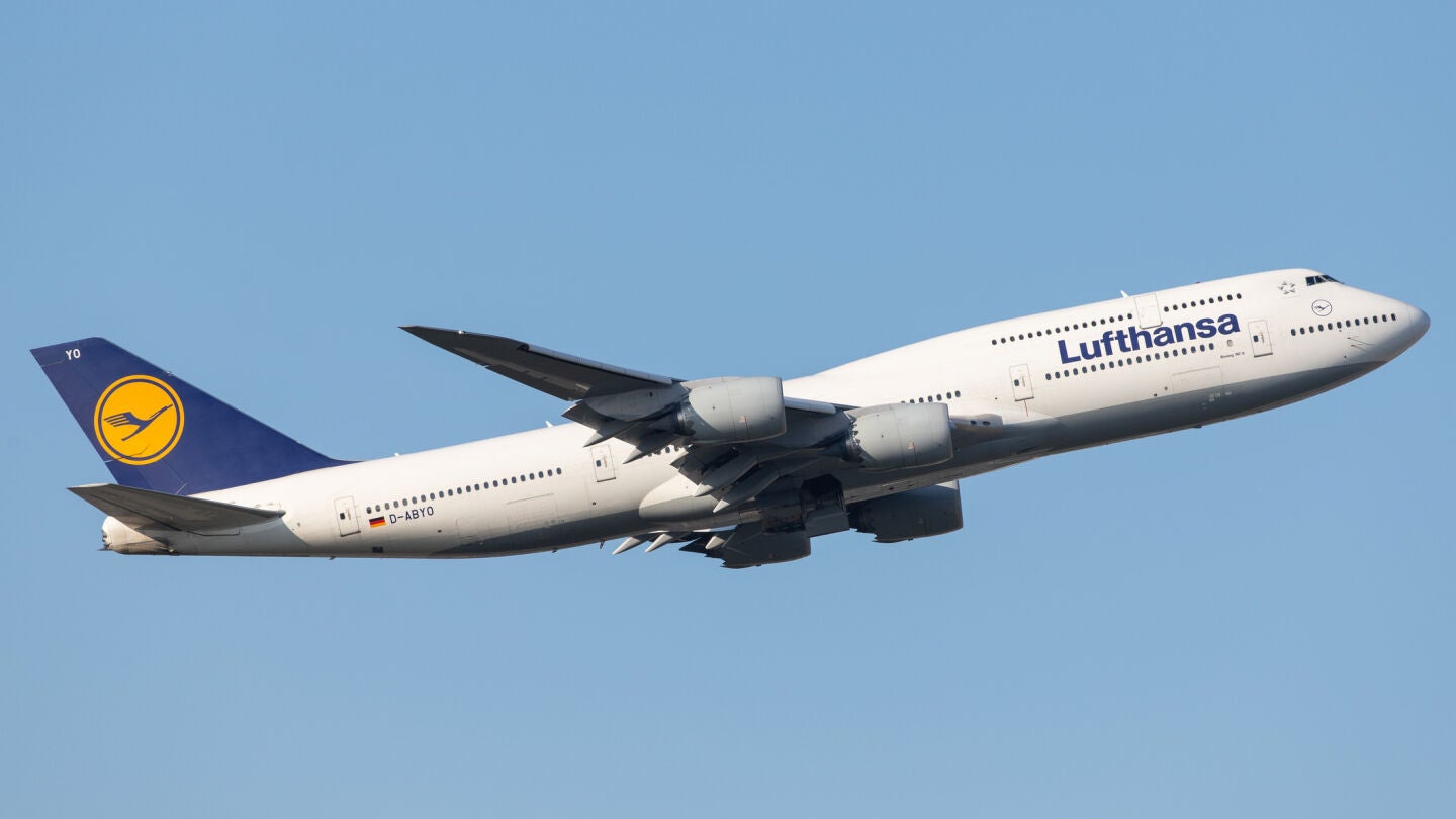 avi&oacute;n de Lufthansa