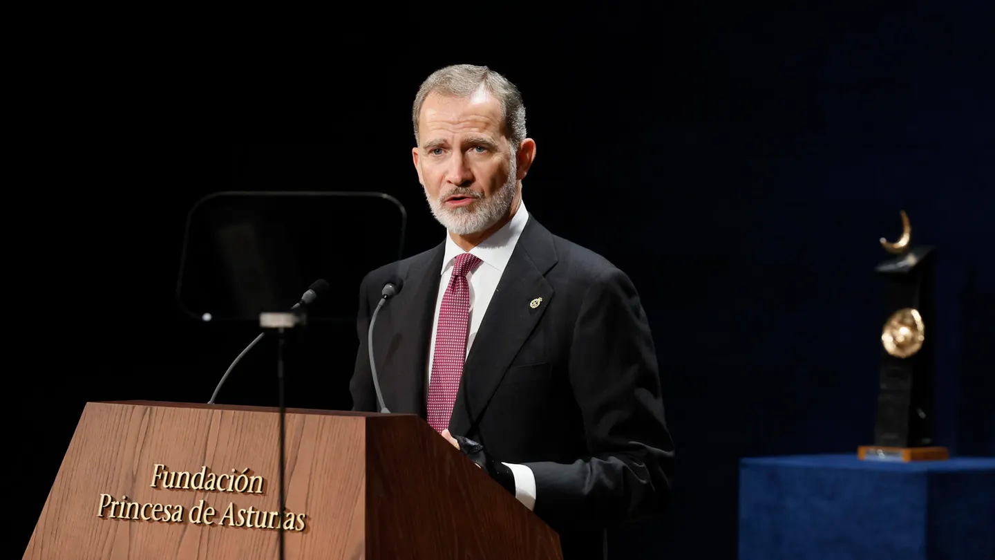El rey Felipe VI interviene en los Premios Princesa de Asturias. El rey Felipe VI interviene en los Premios Princesa de Asturias.