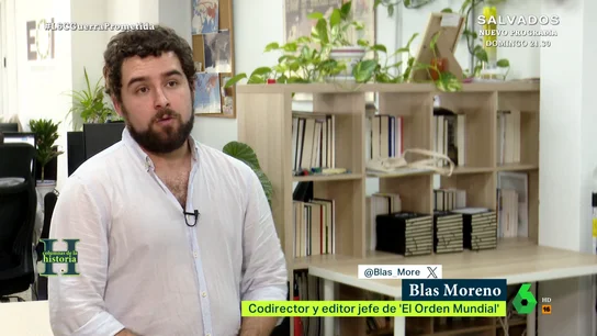 Blas Moreno, sobre el gobierno radical y ultraderechista de Netanyahu: Casi se puede hablar de neofascismo israelí "La gente que está hoy gobernando, en los años 80 estaba prohibida por su radicalidad", afirma a laSexta Columna el editor jefe de 'El Orden Mundial', que en este vídeo analiza la deriva antidemocrática del gobierno israelí.