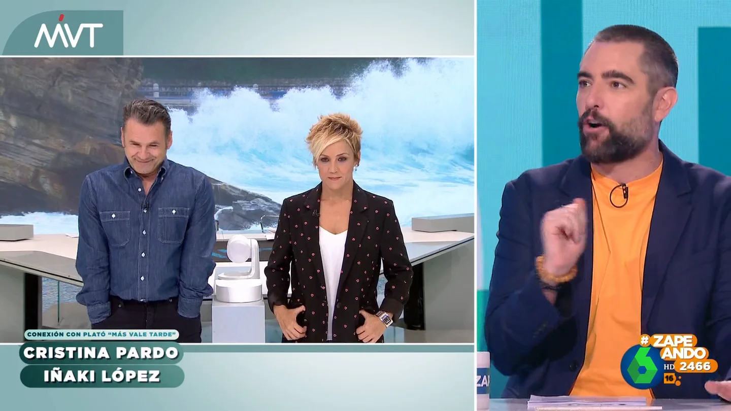 Dani Mateo compara el fondo de Más Vale Tarde con "un hotel de tres estrellas de la costa" Dani Mateo compara el fondo de Más Vale Tarde con "un hotel de tres estrellas de la costa"