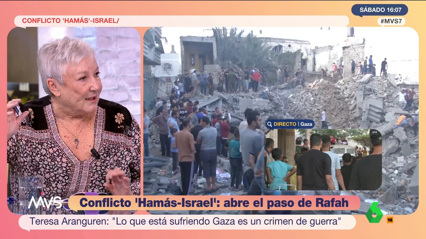 Teresa Aranguren denuncia el asedio medieval que vive Gaza Teresa Aranguren denuncia el asedio medieval que vive Gaza