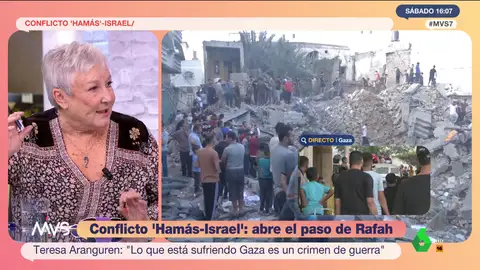 Teresa Aranguren denuncia el asedio medieval que vive Gaza