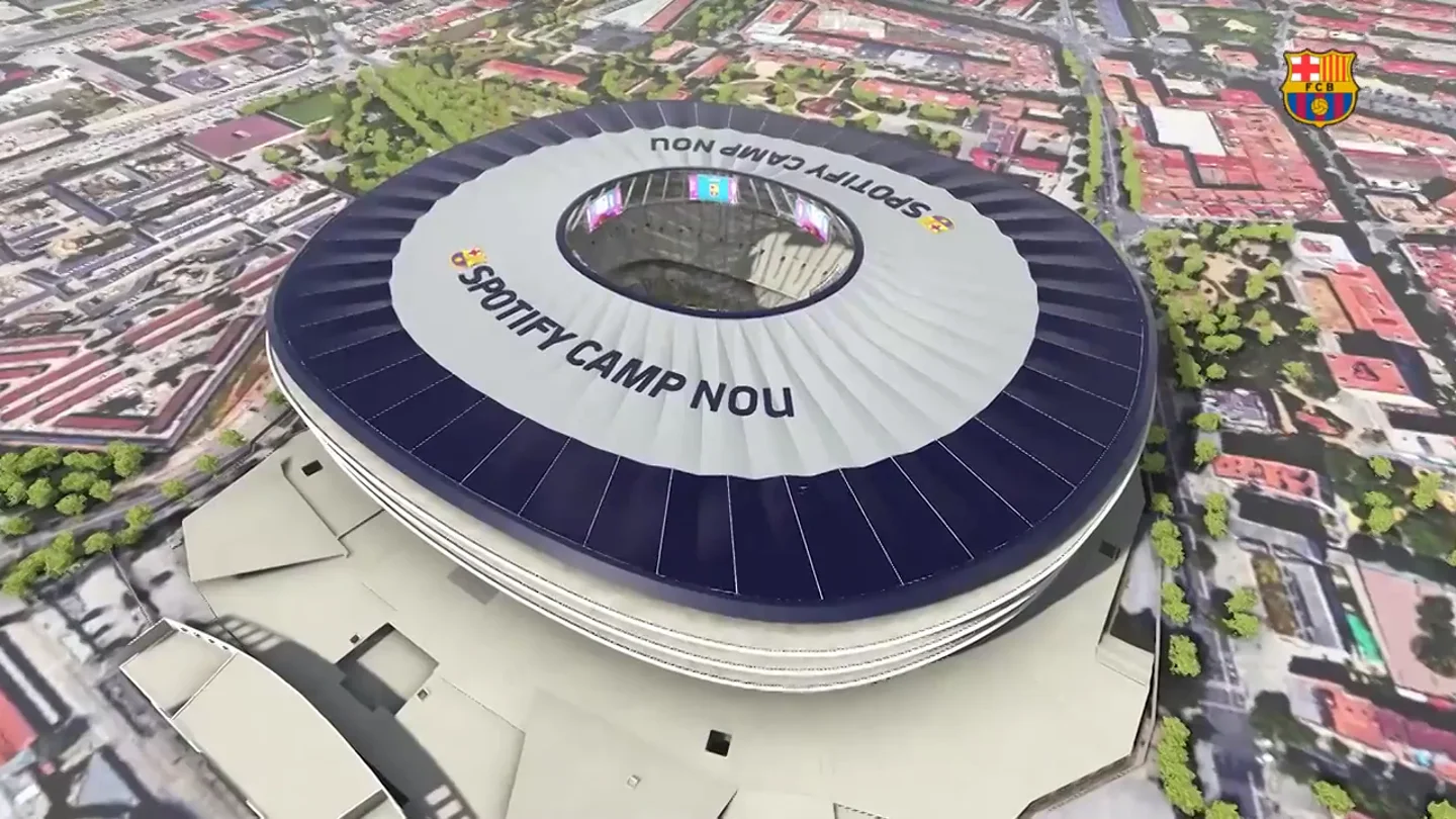 Impresionante: el espectacular vídeo de la construcción del nuevo Camp Nou Impresionante: el espectacular vídeo de la construcción del nuevo Camp Nou