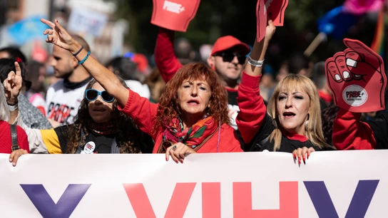 La marcha Pride VIH recorre las calles de Madrid para eliminar el estigma en torno al virus La marcha Pride VIH recorre las calles de Madrid para eliminar el estigma en torno al virus