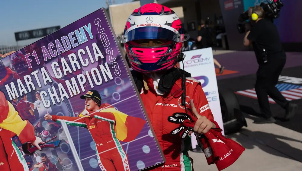 La piloto española Marta García es la primera campeona de la F1 Academy