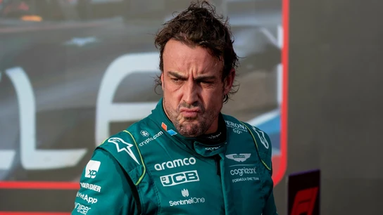 Fernando Alonso, tras una prueba Fernando Alonso, tras una prueba
