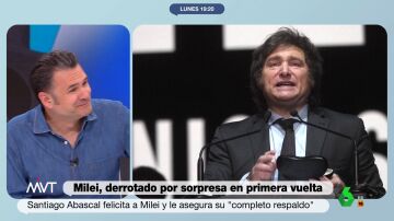 La reacción de Iñaki López ante el apoyo de Ayuso a Milei: "No sé por qué me sorprende"