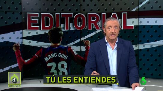 Josep Pedrerol dedica su editorial a Marc Guiu, el nuevo h&eacute;roe del FC Barcelona