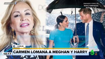 Las polémicas palabras de Carmen Lomana contra Meghan Markle: "Es una fresca de mucho cuidado"