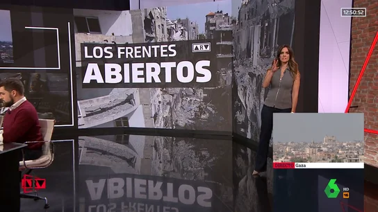 Estos son los frentes abiertos en la guerra en Israel y Gaza Estos son los frentes abiertos en la guerra en Israel y Gaza
