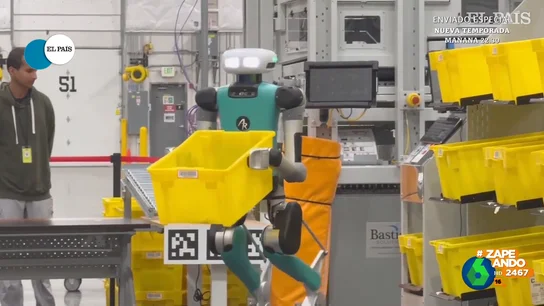 Amazon incorpora a robots humanoides a su plantilla: "Cualquier humano un lunes de resaca trabaja más deprisa" Amazon incorpora a robots humanoides a su plantilla: "Cualquier humano un lunes de resaca trabaja más deprisa"