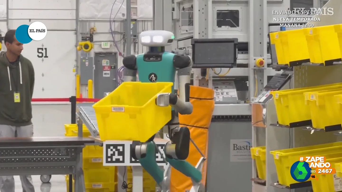 Amazon incorpora a robots humanoides a su plantilla: "Cualquier humano un lunes de resaca trabaja más deprisa" Amazon incorpora a robots humanoides a su plantilla: "Cualquier humano un lunes de resaca trabaja más deprisa"