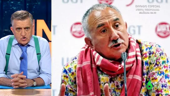 Wyoming desvela el 'truco' para que Garamendi acepte la reducción de la jornada laboral "En Sumar apuestan fuerte por la reducción de la jornada laboral, de hecho a Irene Montero ya se la han reducido a cero días a la semana", bromea Wyoming en este vídeo de El Intermedio.