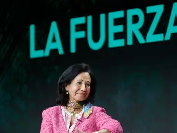 Ana Patricia Botín, presidenta del Banco Santander, durante el CCVI Congreso Nacional de la Empresa Familiar