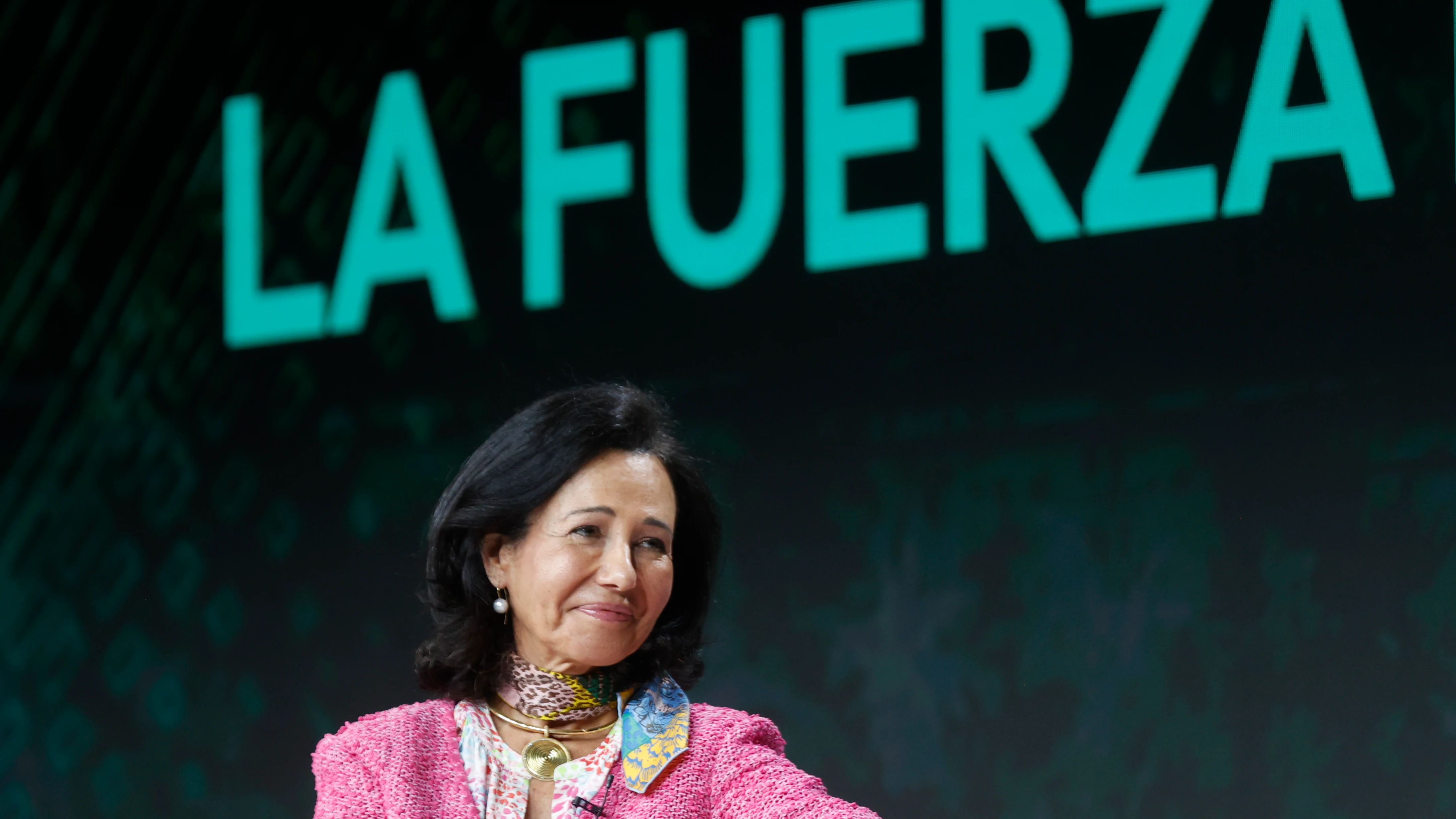 Ana Patricia Botín, presidenta del Banco Santander, durante el CCVI Congreso Nacional de la Empresa Familiar