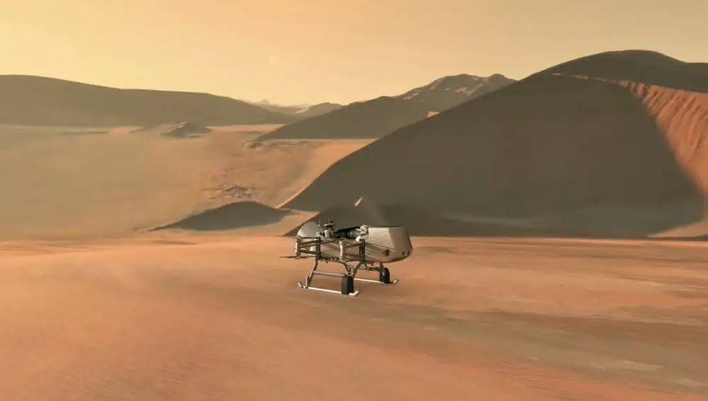 Dragonfly: así es el dron nuclear de la Nasa para investigar Titán