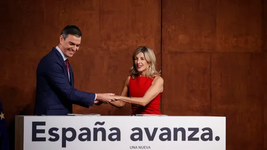 Yolanda Díaz y el presidente del Gobierno en funciones, Pedro Sánchez Yolanda Díaz y el presidente del Gobierno en funciones, Pedro Sánchez
