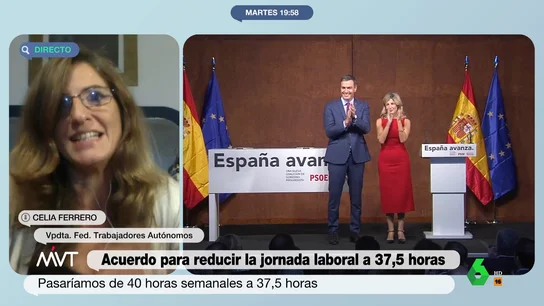 Celia Ferrero rechaza reducir la jornada laboral porque "puede ser malo para las empresas": "Se disparan los costes" Celia Ferrero rechaza reducir la jornada laboral porque "puede ser malo para las empresas": "Se disparan los costes"