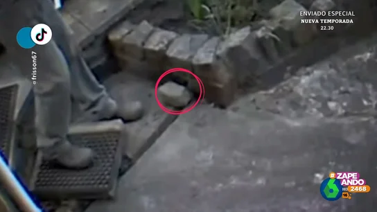 Misterio sin resolver: una piedra salta sola y provoca la caída de un hombre Misterio sin resolver: una piedra salta sola y provoca la caída de un hombre