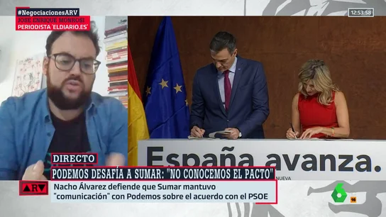 El análisis de Monrosi sobre el acuerdo entre PSOE y Sumar: "Hay cosas en las que se quedan muy cortos" El análisis de Monrosi sobre el acuerdo entre PSOE y Sumar: "Hay cosas en las que se quedan muy cortos"