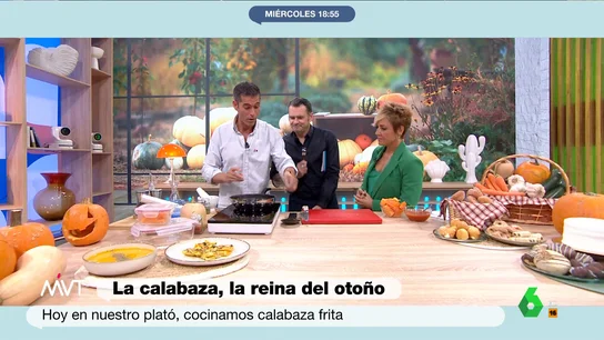 Las mejores recetas de Pablo Ojeda con calabaza Crema, raviolis, 'patatas fritas'... Las mejores recetas de Pablo Ojeda con calabaza