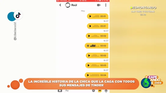 La metedura de pata de una chica que envía varios audios por error al chico con el que intenta ligar La metedura de pata de una chica que envía varios audios por error al chico con el que intenta ligar