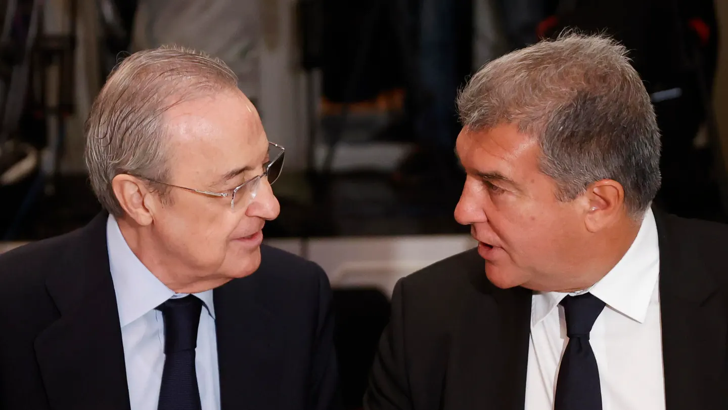 Florentino Pérez y Joan Laporta Florentino Pérez y Joan Laporta