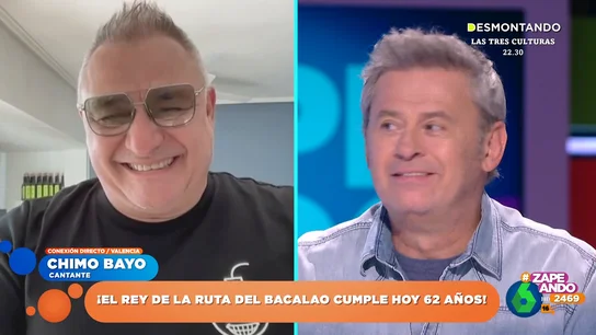 El curioso regalo que le hizo Chimo Bayo a Miki Nadal El curioso regalo que le hizo Chimo Bayo a Miki Nadal