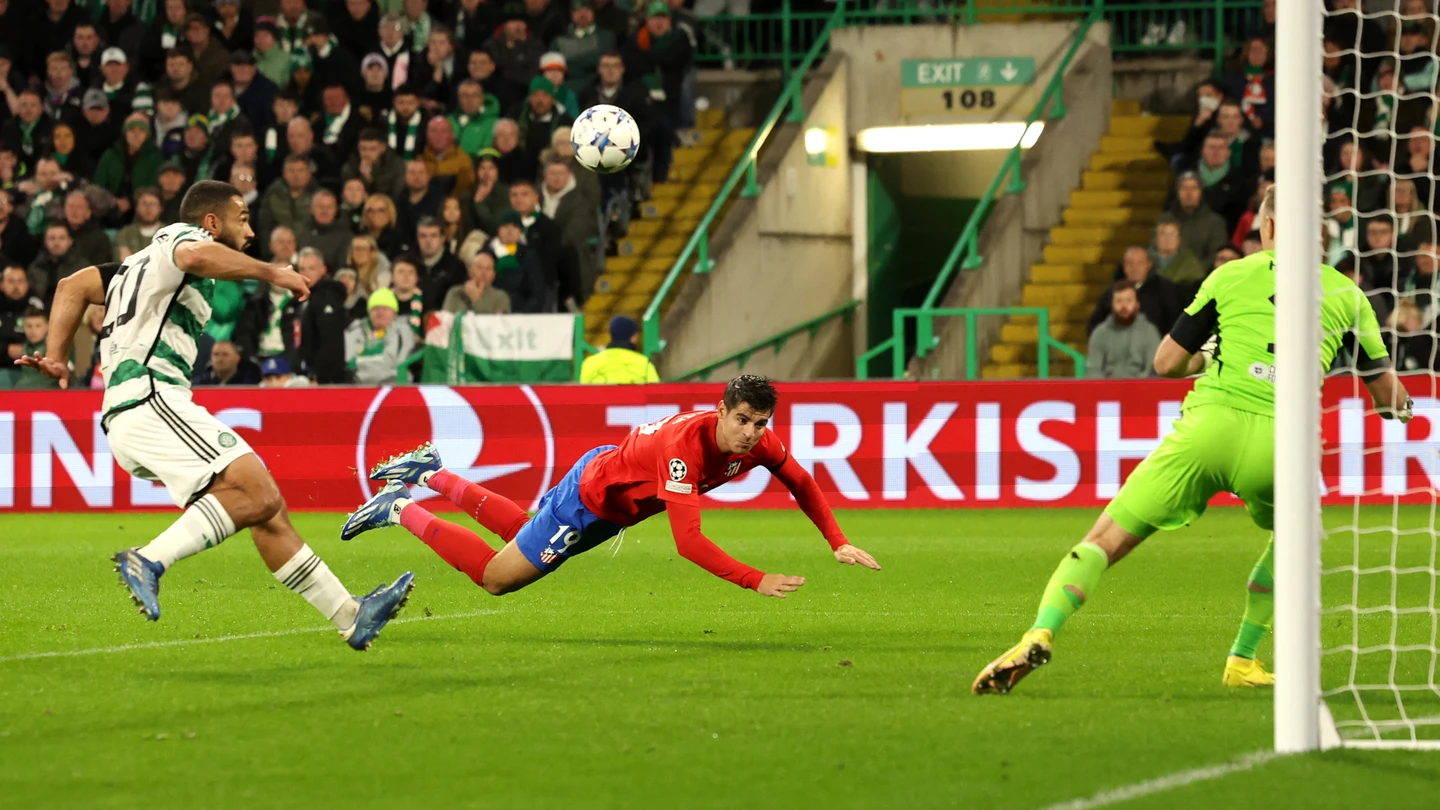 Gol de Morata ante el Celtic Gol de Morata ante el Celtic
