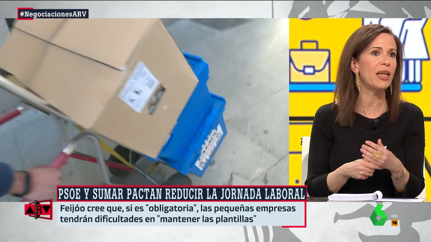 Ángeles Caballero considera "necesaria" la reducción de la jornada: "Los horarios son absolutamente improductivos" Ángeles Caballero considera "necesaria" la reducción de la jornada: "Los horarios son absolutamente improductivos"