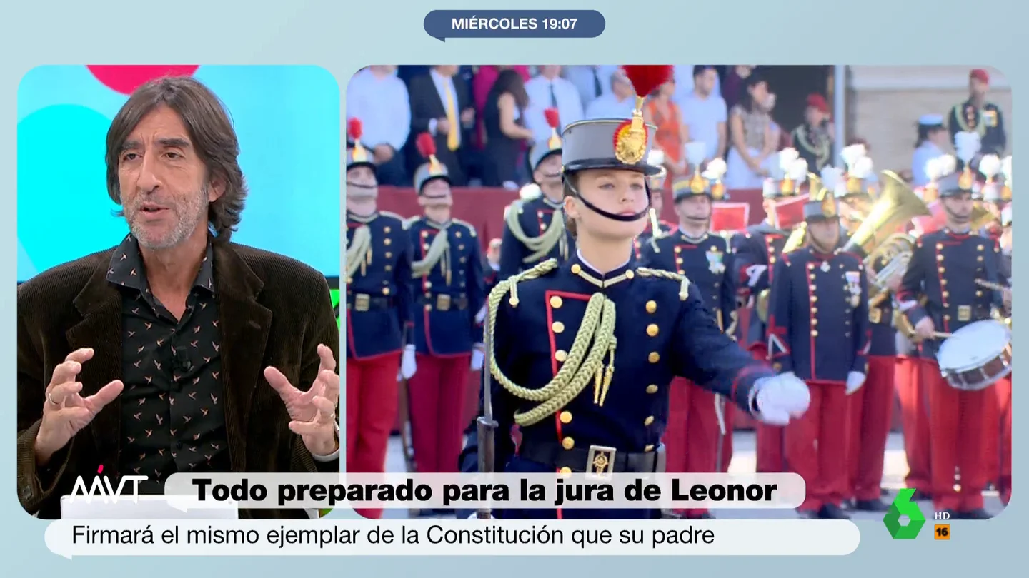 Benjamín Prado, sobre las ausencias a la jura de la Constitución de Leonor: La monarquía se lo ha ganado, ha hundido su prestigio "Hay una evidente desmovilización monárquica ganada a pulso por la propia monarquía", afirma rotundo Benjamín Prado en este vídeo donde analiza la ausencia de los partidos independentistas a la jura de la Constitución de la princesa Leonor.