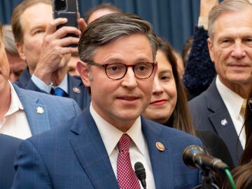 Mike Johnson, elected president of the House of Representatives with the support of the most extreme Republicans