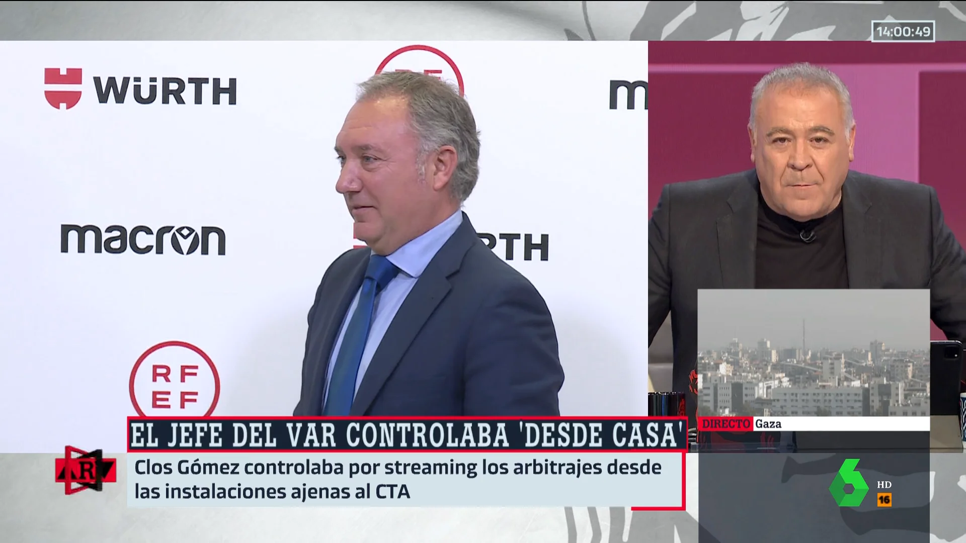 Ferreras, tajante sobre el 'caso Negreira': "Es una desvergüenza continua"