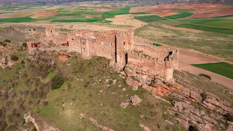 Castillo de Riba de Santiuste, en Guadalajara