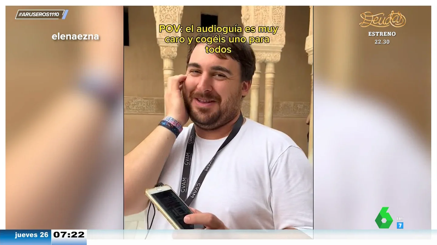 El divertido truco viral de unos amigos para ahorrarse dinero en la audioguía de la Alhambra: "Dice algo de Mahoma" El divertido truco viral de unos amigos para ahorrarse dinero en la audioguía de la Alhambra: "Dice algo de Mahoma"