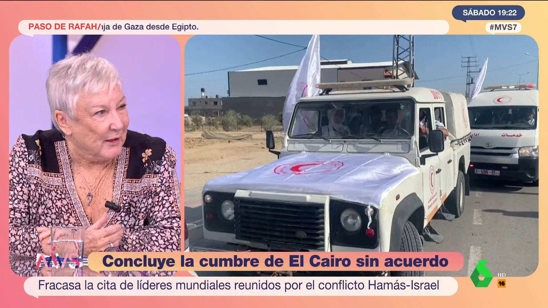 Teresa Aranguren habla de un alto al fuego humanitario de Israel a Gaza