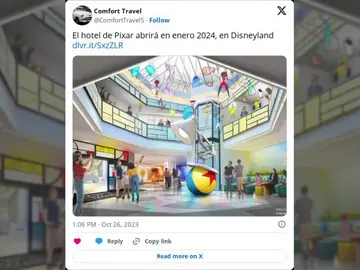 El hotel de Pixar de Disneyland de California ya tiene fecha de apertura y así es por dentro El hotel de Pixar de Disneyland de California ya tiene fecha de apertura y así es por dentro