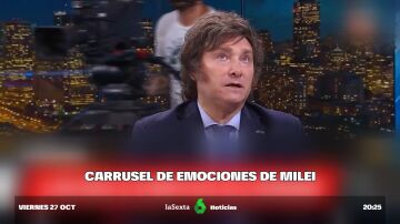 El extraño comportamiento de Javier Milei durante una entrevista televisada: al borde de las lágrimas, ira, reproches... 