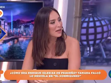 Tamara Falcó se &#39;moja&#39; en El Hormiguero: &quot;No quieren ni a Enrique ni &#39;regalao&#39;&quot;