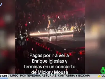 La crítica viral a Enrique Iglesias por su voz en directo: &quot;Pagas por él y terminas en un concierto de Micky Mouse&quot;