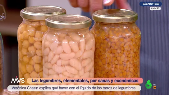 Boris Izaguirre aplaude a Verónica Chazín su descubrimiento: así aprovecha el líquido de los tarros de legumbres Boris Izaguirre aplaude a Verónica Chazín su descubrimiento: así aprovecha el líquido de los tarros de legumbres