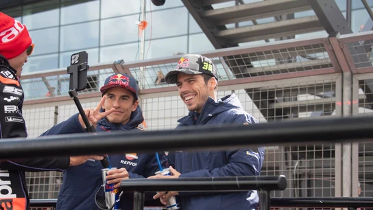 Marc Márquez y Joan Mir Marc Márquez y Joan Mir