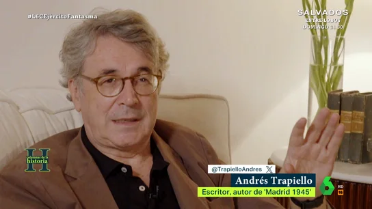 Andrés Trapiello, sobre Vitini: Me lo imagino decir ¿por qué voy a ser fusilado por lo mismo que en Francia me hicieron coronel? En este vídeo, laSexta Columna analiza la detención y ejecución de los responsables del 'asalto de Cuatro Caminos', entre ellos José Vitini, héroe en Francia como parte de la Resistencia contra los nazis, pero tratado de criminal por el franquismo.