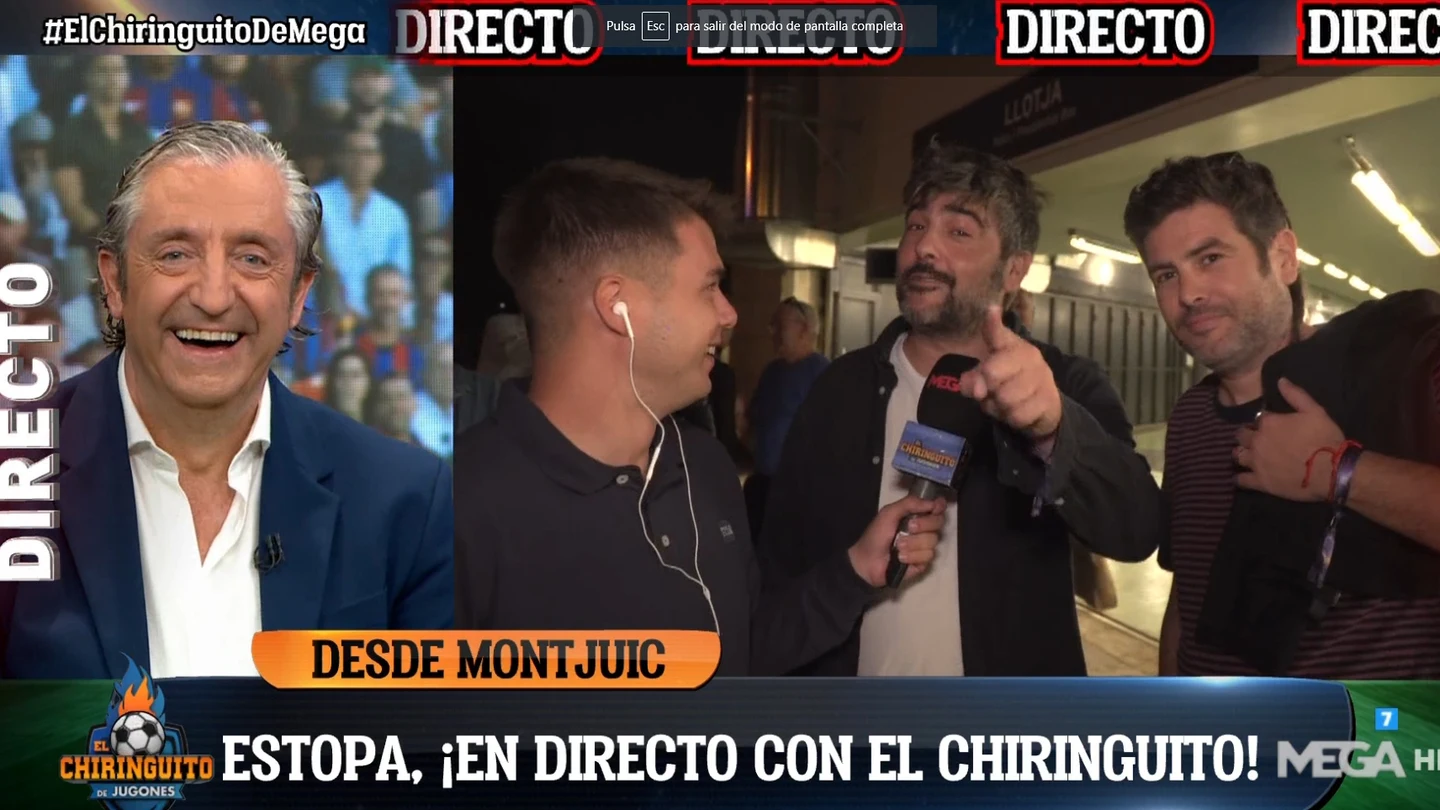 Los Estopa, en directo en 'El Chiringuito' Los Estopa, en directo en 'El Chiringuito'