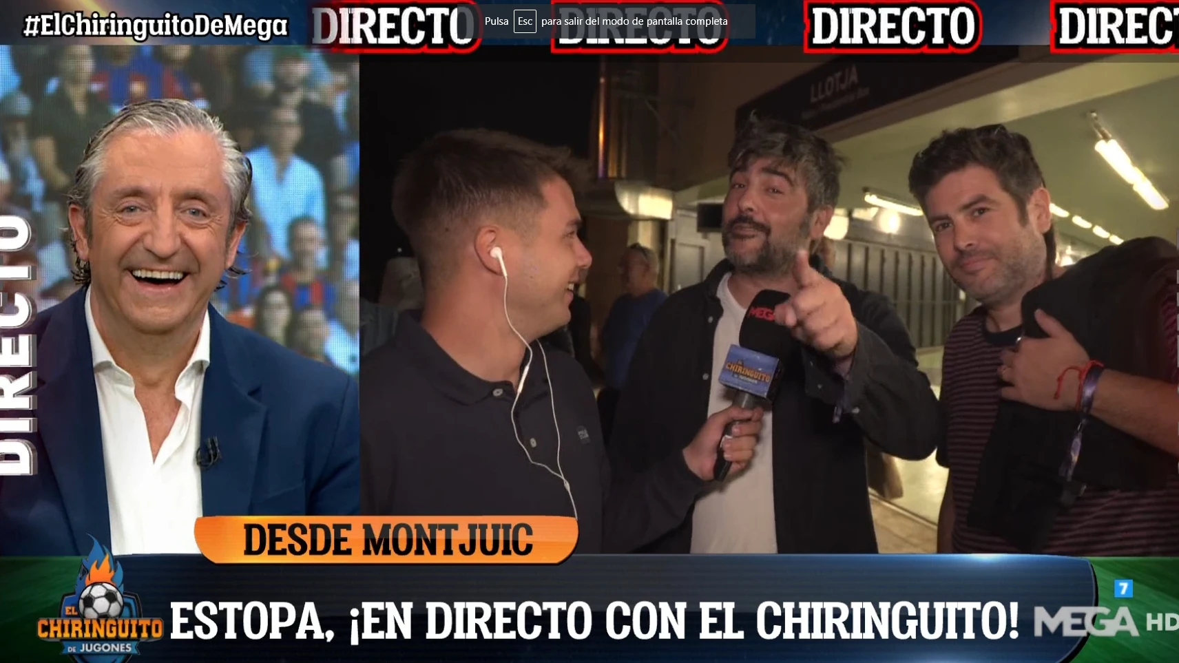 Los Estopa, en directo en 'El Chiringuito'