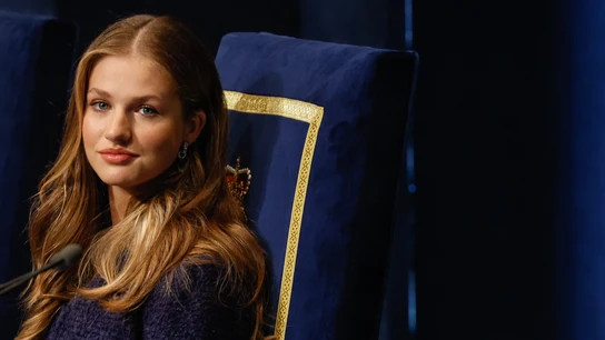 La princesa de Asturias, Leonor de Borbón, durante la 43º edición de los Premios Princesa de Asturias La princesa de Asturias, Leonor de Borbón, durante la 43º edición de los Premios Princesa de Asturias
