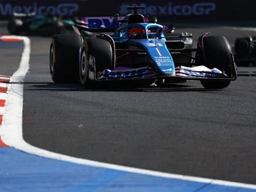 Esteban Ocon, con el Alpine Esteban Ocon, con el Alpine