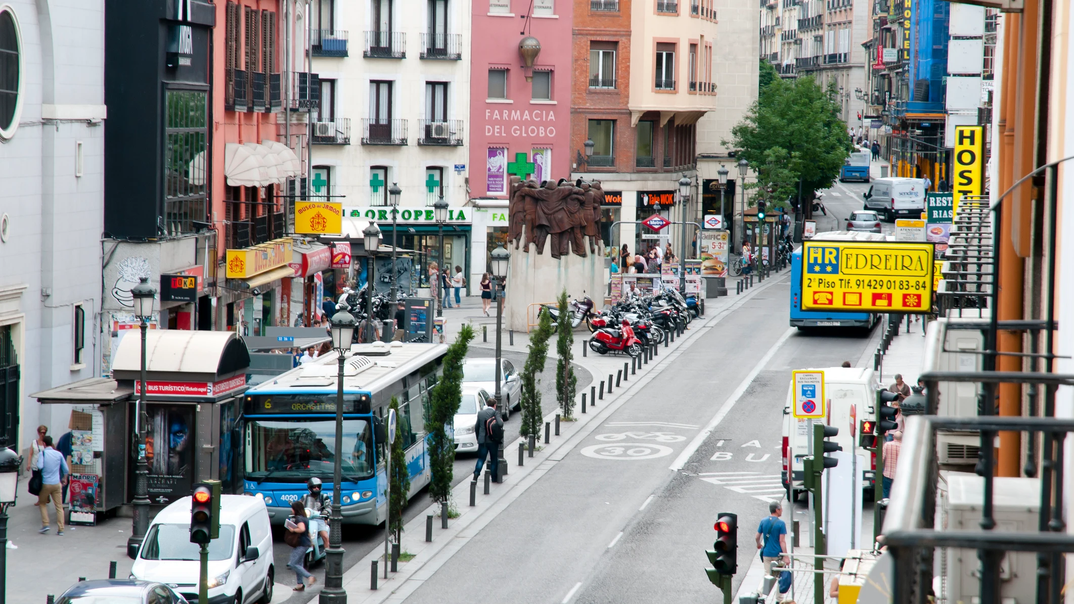 Calle Atocha, en Madrid