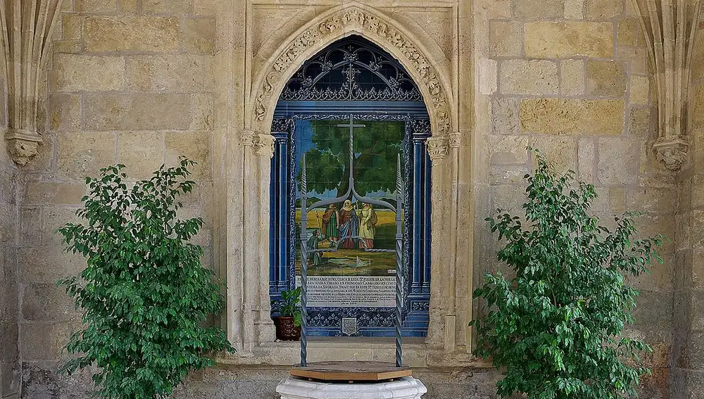 Detalle del santuario Nuestra Señora de la Fuensanta de Córdoba