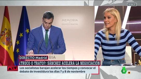 Afra Blanco señala las dos "realidades" que existen en Cataluña: "Ahora tocará que la gente escoja" Afra Blanco señala las dos "realidades" que existen en Cataluña: "Ahora tocará que la gente escoja"